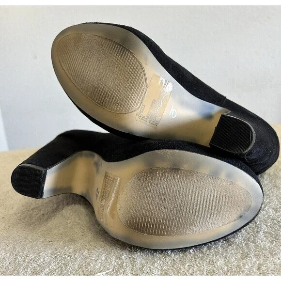 Madden Girl Black Fabric Coated Lopezzz Ankle Booties Boots Zip Size 6M - Picture 12 of 13